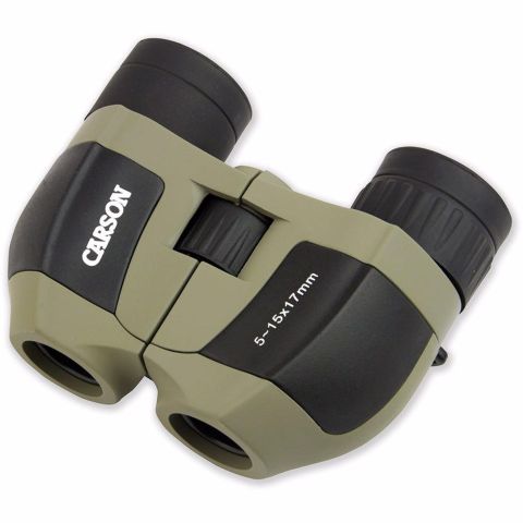 Ống nhòm CARSON MINI Zoom 5-15x17mm ULTRA COMPACT BINOCULARS MZ-517