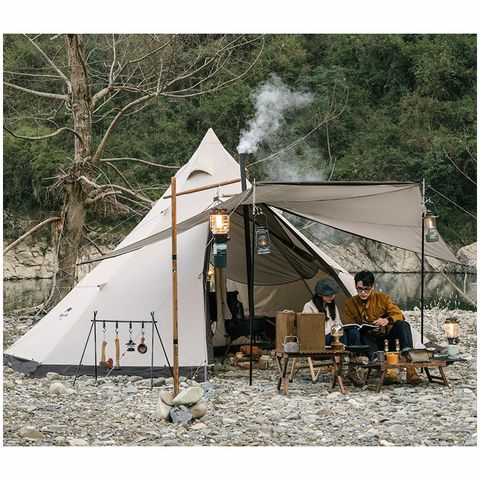 Lều Glamping 5-8 người bát giác kim tự tháp Naturehike Octagon Pyramid NH20ZP014