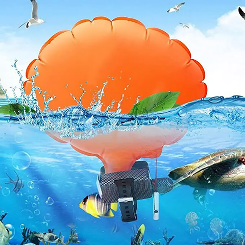 Phao hơi cứu sinh đeo tay chống đuối nước khẩn cấp Vultura VTR-SOS2401