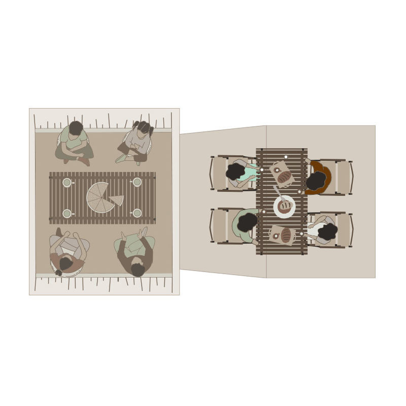 Lều Glamping tự bung 3 - 4 người Naturehike Village 5.0 CNK2300ZP022