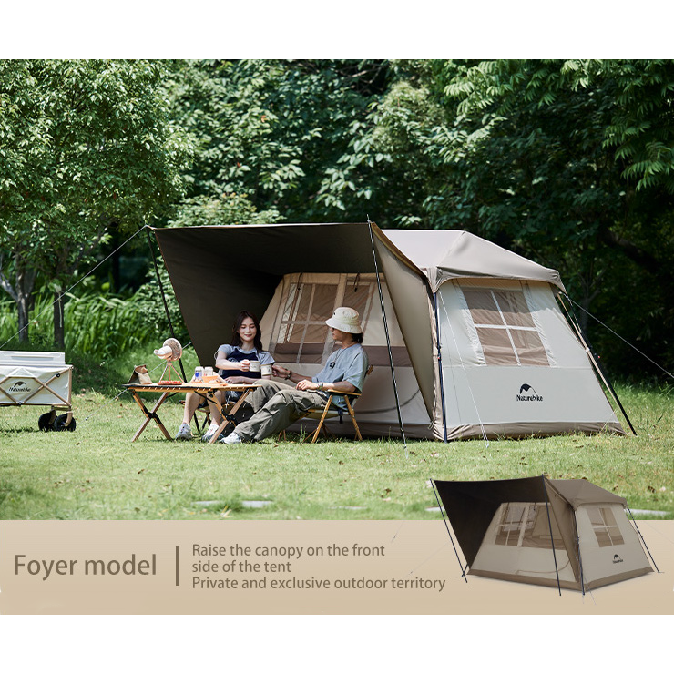 Lều Glamping tự bung 3 - 4 người Naturehike Village 5.0 CNK2300ZP022