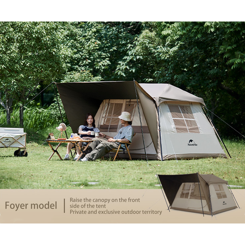 Lều Glamping tự bung 3 - 4 người Naturehike Village 5.0 CNK2300ZP022