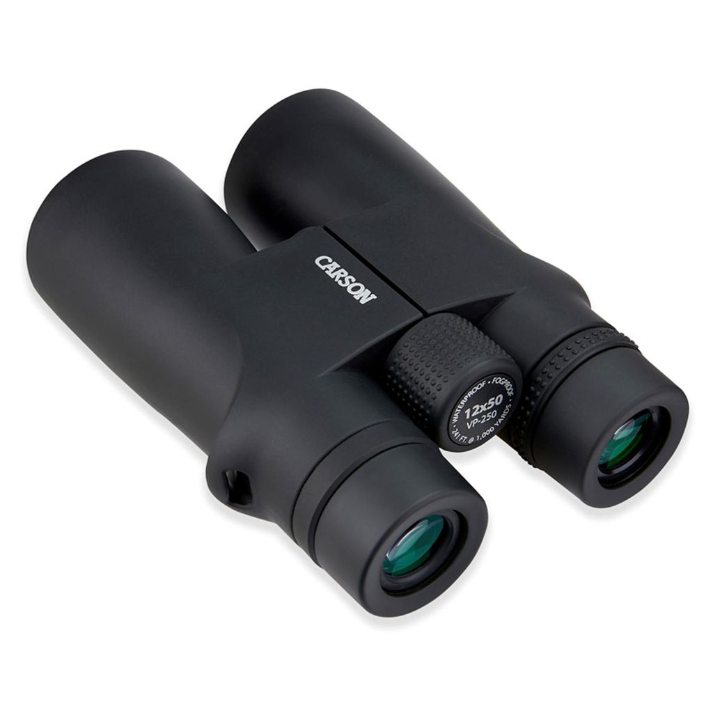 Ống nhòm chống nước Carson VP Series 12x50mm Full Sized Waterproof High Definition Binoculars VP-250