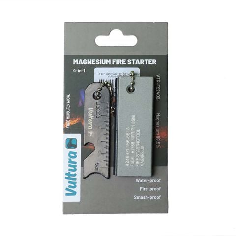 Thanh đánh lửa sinh tồn Magnesium Vultura VTR-FS2402