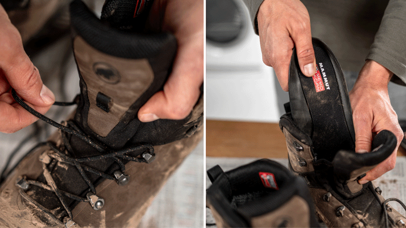 meo phoi giay nhanh kho khi di leo nui trekking phoi giay theo tung phan