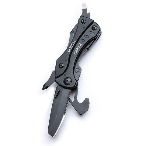 BỘ KỀM-DỤNG CỤ ĐA NĂNG GERBER CRUCIAL BLACK - WITH STRAP CUTTER