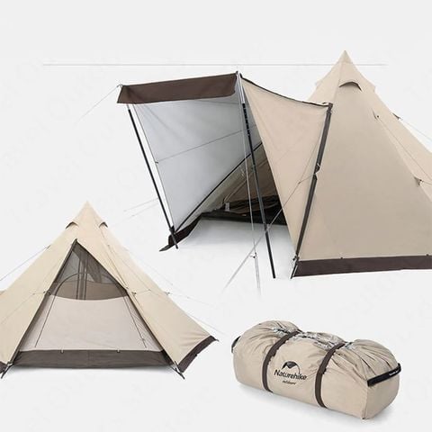 Lều Glamping 5-8 người bát giác kim tự tháp Naturehike Octagon Pyramid NH20ZP014