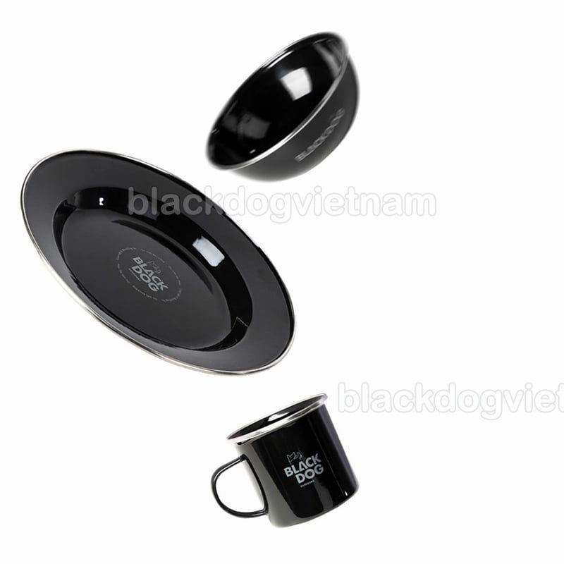 Chén bát dã ngoại tráng men Blackdog CBD2450CF019