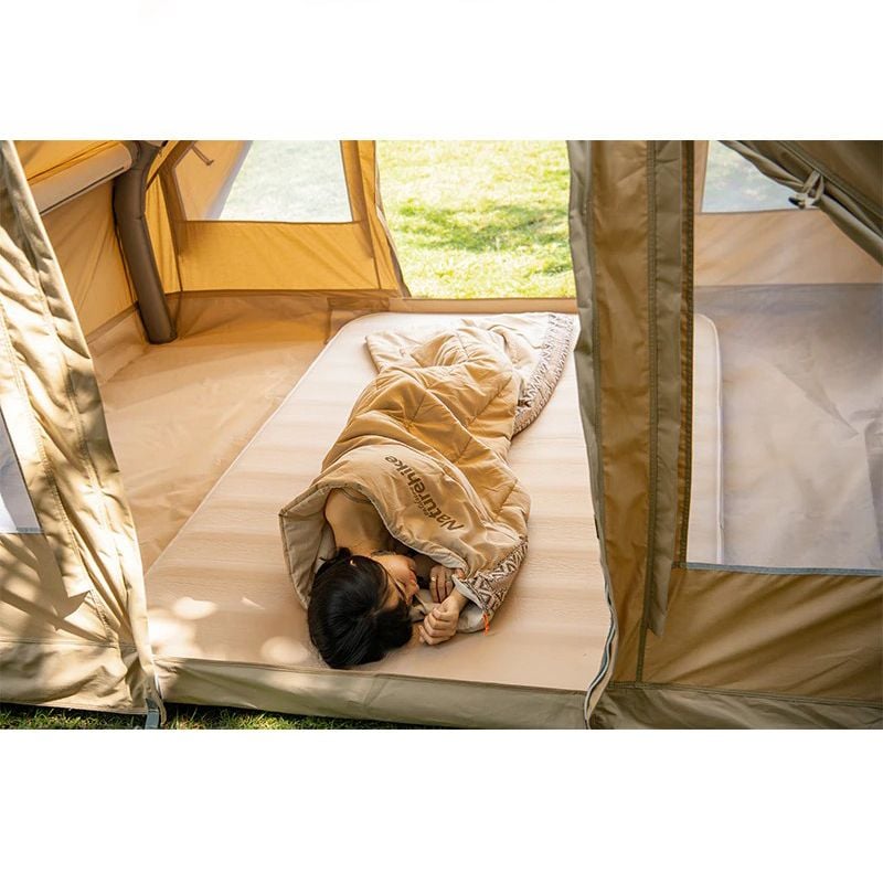 Túi ngủ giữ ấm siêu nhẹ viền thổ cẩm L150 Naturehike NH20MSD05
