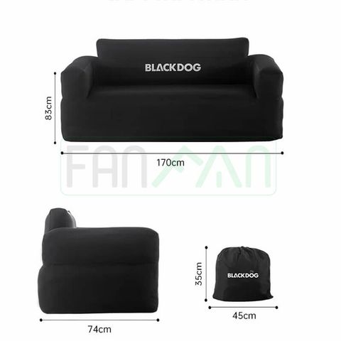 Ghế sofa bơm hơi xếp gọn dã ngoại Blackdog BD-SF001 (Kèm bơm)