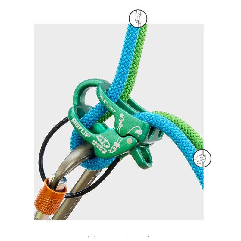 Dụng cụ An Toàn Hãm Lực Rơi đa năng Climbing Technology BE-UP BELAY DEVICE - 2D657A5