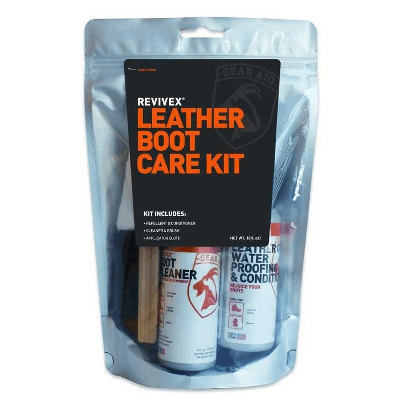 Bộ Dụng Cụ Chăm Sóc Giày Da Gear Aid Revivex Leather Boot Care Kit 36771