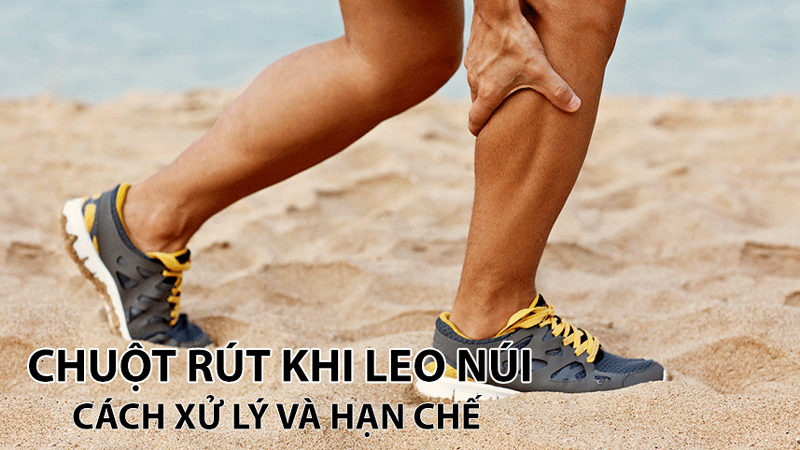 chuot rut khi di leo nui trekking và cach xu ly