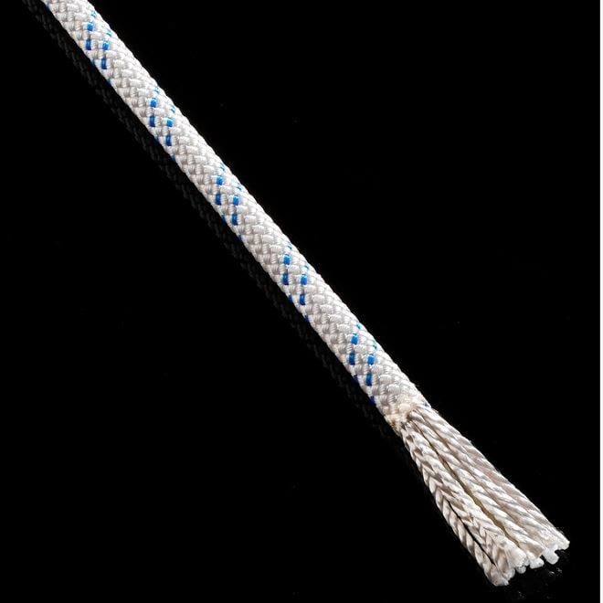 Dây leo cứu hộ Safety Rope PATRON - TEUFELBERGER 10mm - White-Blue