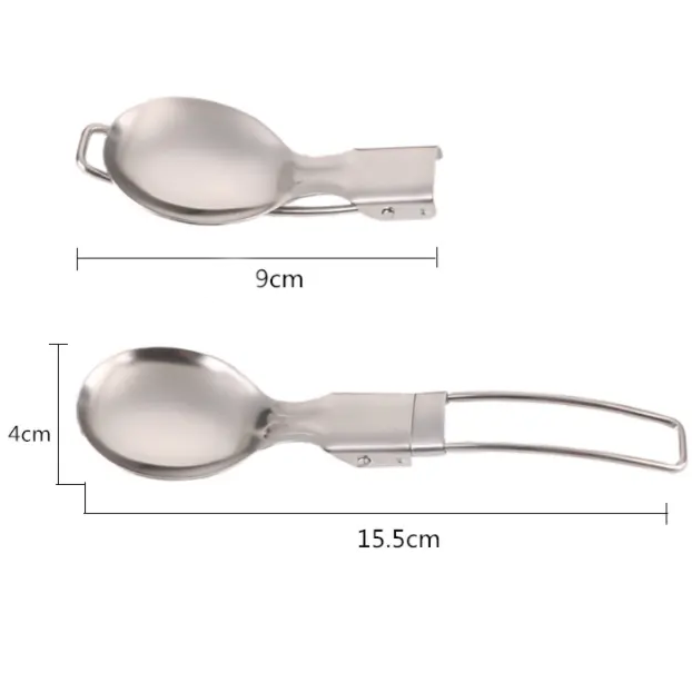 Bộ đồ bàn ăn dã ngoại 4 món (dao, muỗng, nĩa, đũa) xếp gọn Vultura VTR-TW2403