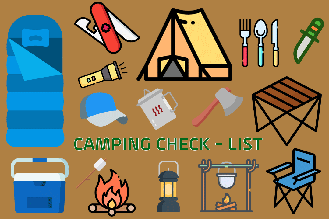 di cam trai, camping can chuan bị nhung gi