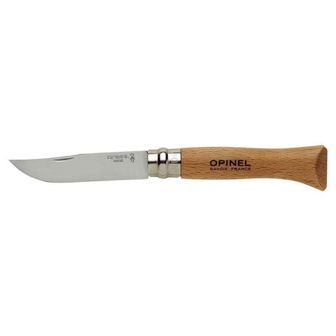 DAO XẾP DU LỊCH OPINEL BEECHWOOD No.6 STAINLESS STEEL - 404