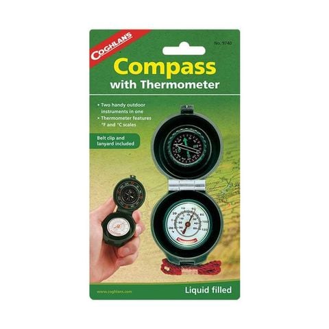 La bàn nhiệt kế  Coghlans Compass-Thermometer  9740