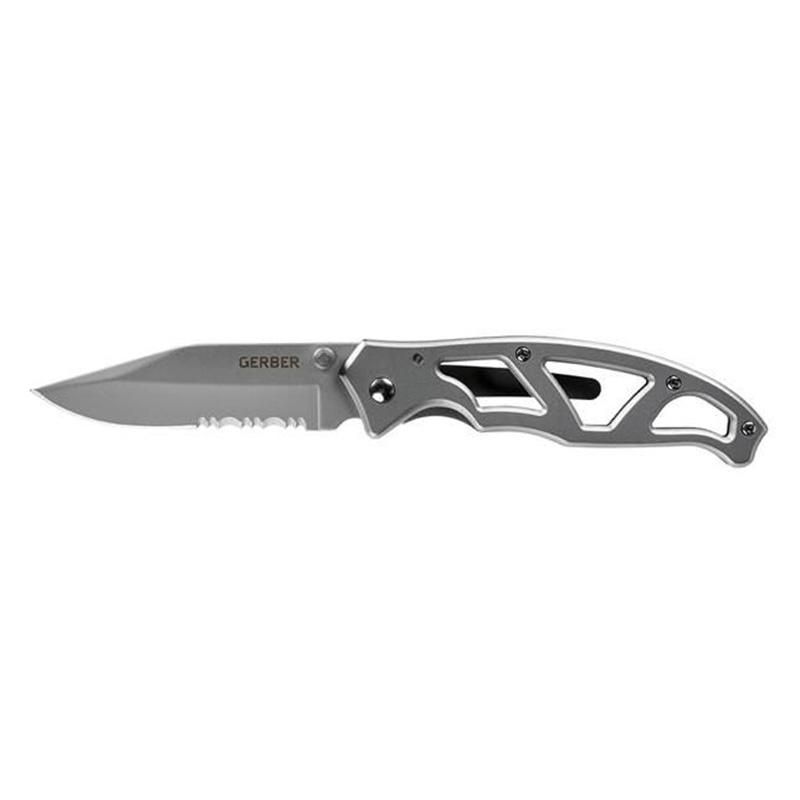 DAO XẾP GERBER PARAFRAME I STAINLESS STEEL - Serrated (có răng cưa)