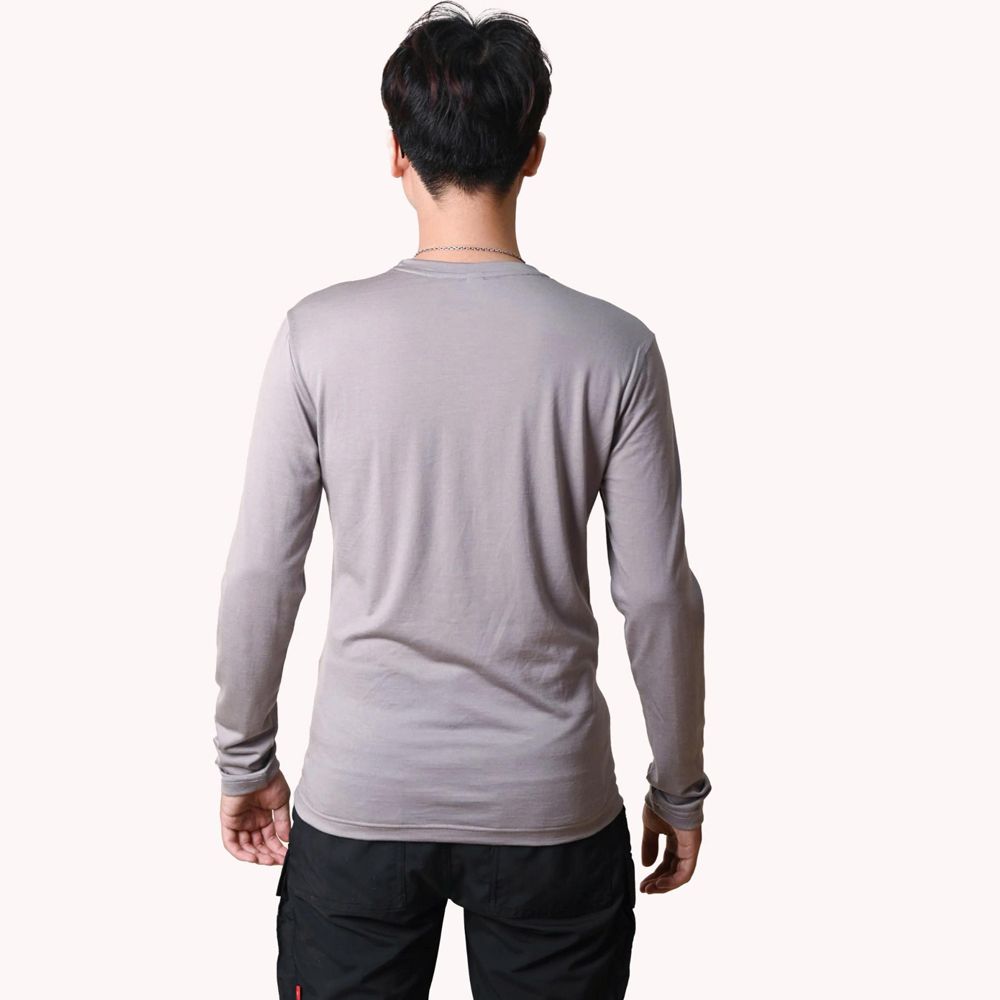 Áo thun lông cừu giữ nhiệt nam Ktom K156