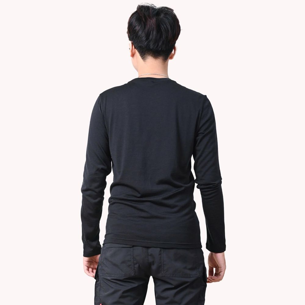 Áo thun lông cừu giữ nhiệt nam Ktom K156