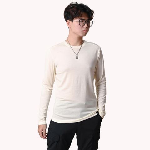 Áo thun lông cừu giữ nhiệt nam Ktom K156