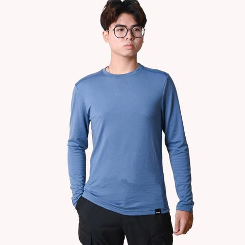 Áo thun lông cừu giữ nhiệt nam Ktom K156