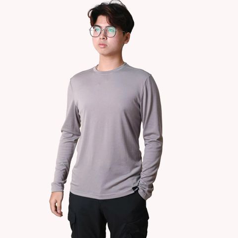 Áo thun lông cừu giữ nhiệt nam Ktom K156