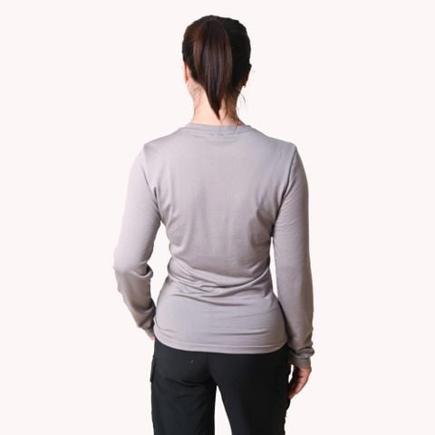 Áo thun lông cừu giữ nhiệt nữ Ktom K157