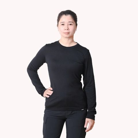 Áo thun lông cừu giữ nhiệt nữ Ktom K157