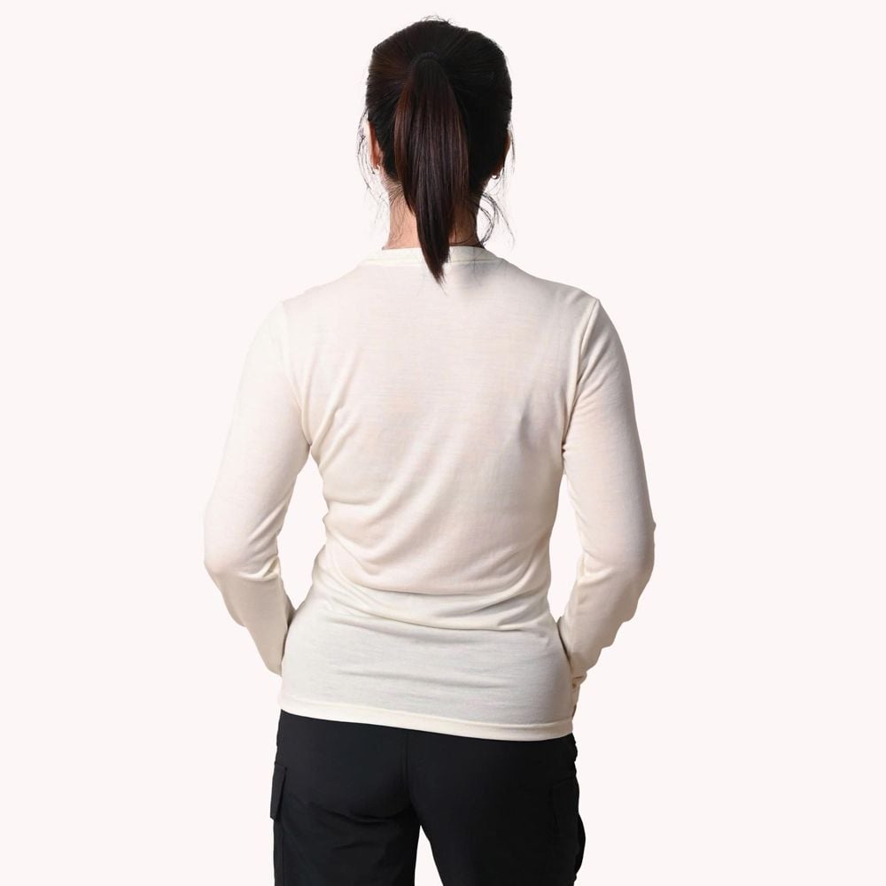Áo thun lông cừu giữ nhiệt nữ Ktom K157