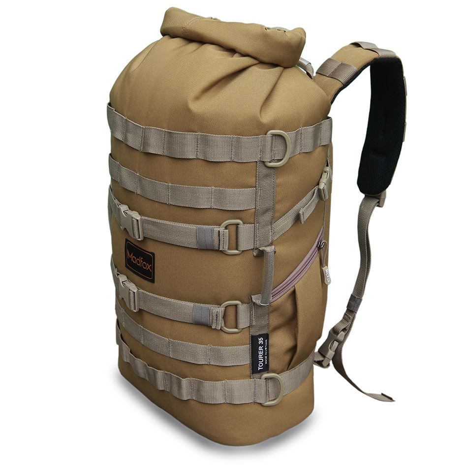 Ba lô Biker đa năng MADFOX TOURER 35 Ver.2 Tan