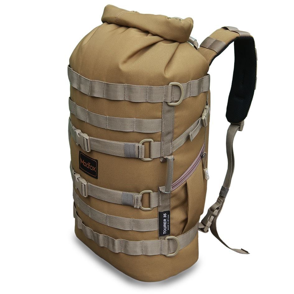 Ba lô Biker đa năng MADFOX TOURER 35 Ver.2 Tan