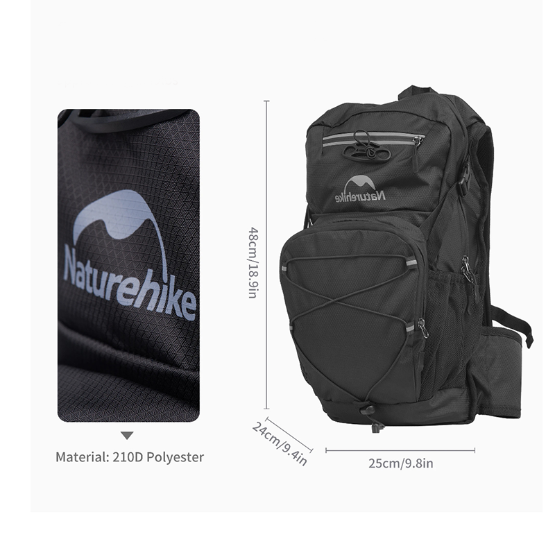 Ba lô xe đạp thể thao dã ngoại Naturehike CNK2300BB011 (Kèm túi nước)