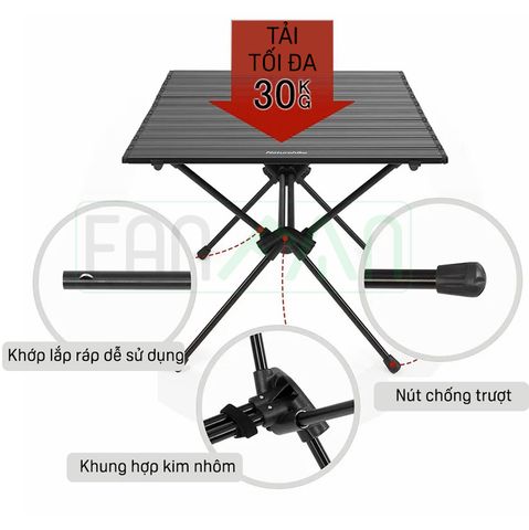 Bàn nhôm xếp gọn dã ngoại FT11 Naturehike CNH22JU037