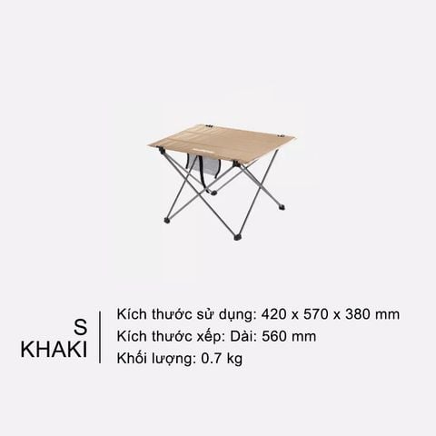 Bàn vải xếp dã ngoại Naturehike NH20JJ020