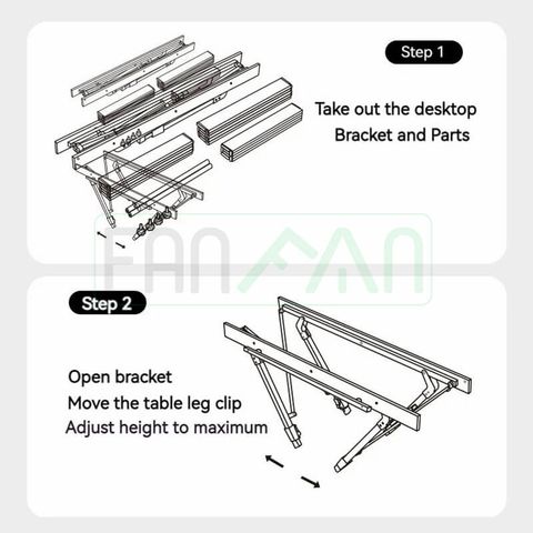 Bàn xếp gọn đa năng IGT Blackdog CBD2450JJ034
