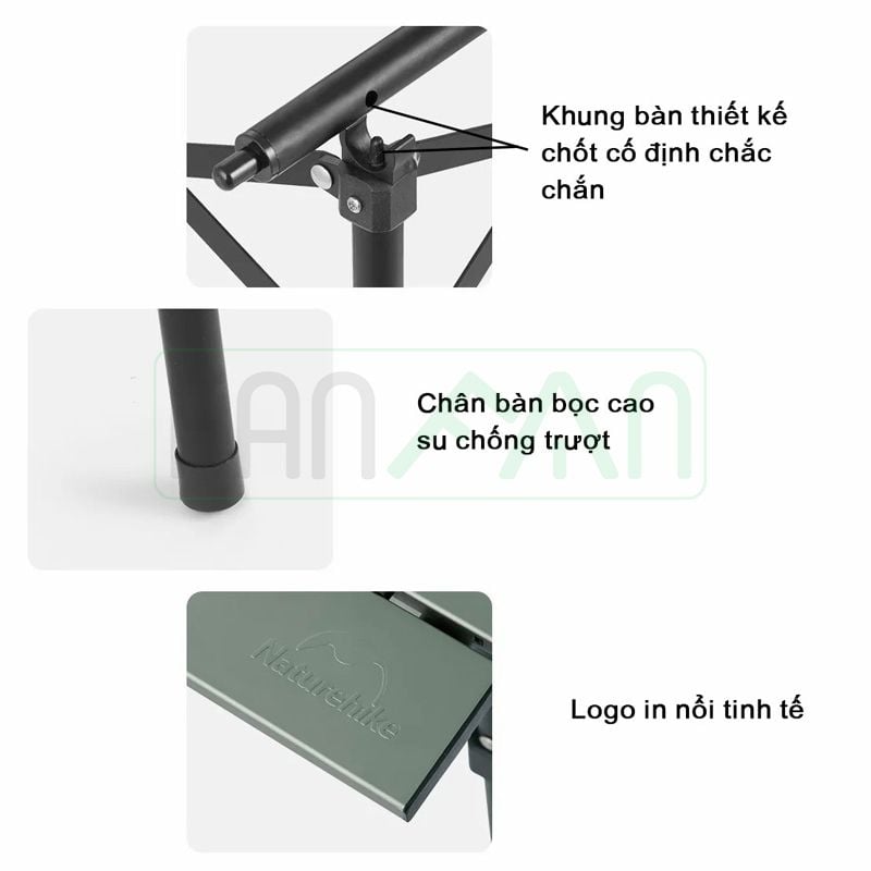 Bàn xếp mini siêu gọn cắm trại Naturehike CNH22JU050