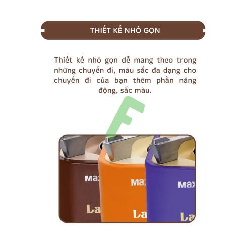 Bếp gas cắm trại mini Maxsun Latte