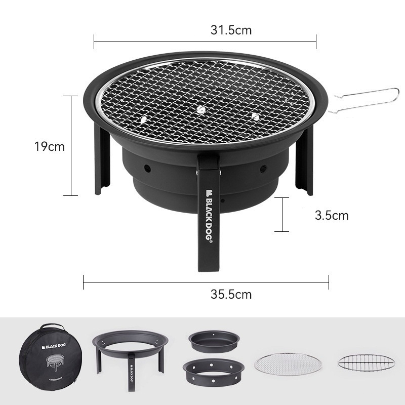 Bếp nướng BBQ xếp gọn dã ngoại Blackdog CBD2350CF010
