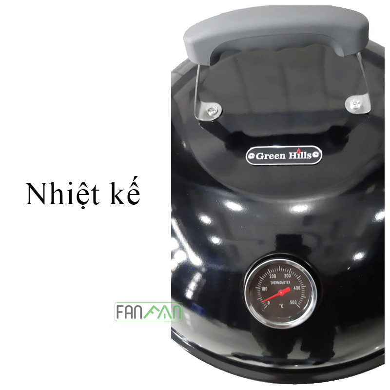 Bếp nướng GREEN HILLS Deluxe Kettle 22022N Charcoal BBQ Grill