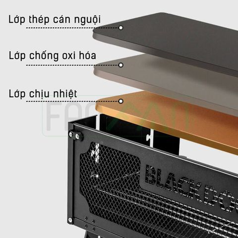 Bếp nướng than BBQ dã ngoại Blackdog BD-SKL003