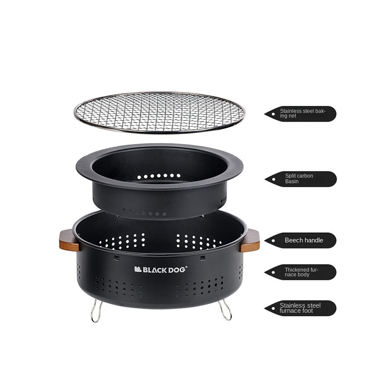 Bếp nướng than BBQ dã ngoại Blackdog CBD2450CF010