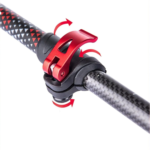 Bộ 2 gậy leo núi trekking carbon xếp gọn Naturehike NH20DS003