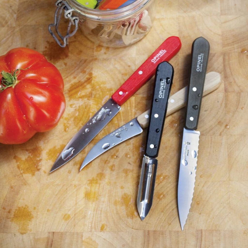Bộ 4 dao bếp cắt tỉa rau củ dã ngoại Opinel Les Essentiels