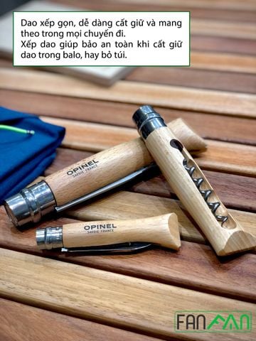 Bộ dao bếp cắm trại Opinel Nomad cooking kit - 2177