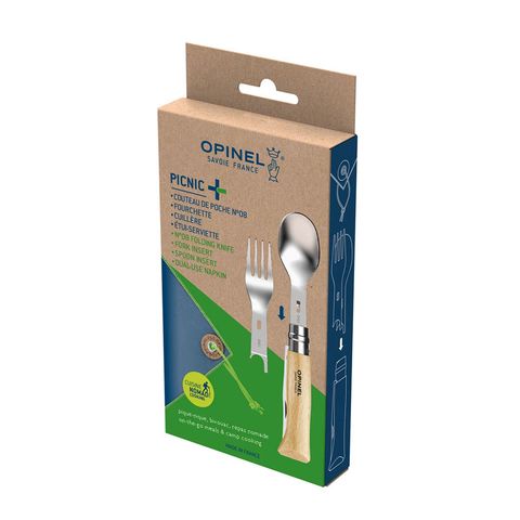 Bộ dao muỗng nĩa xếp gọn Opinel Picnic+ No.8 2500