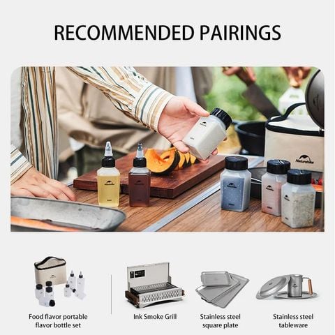 Bộ lọ đựng gia vị cắm trại dã ngoại NatureHike CNH22CJ043
