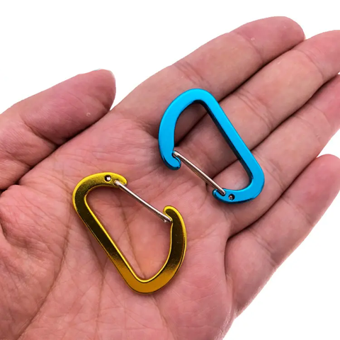 Carabiner nhôm chữ D số 4 Vultura VTR-CA2401