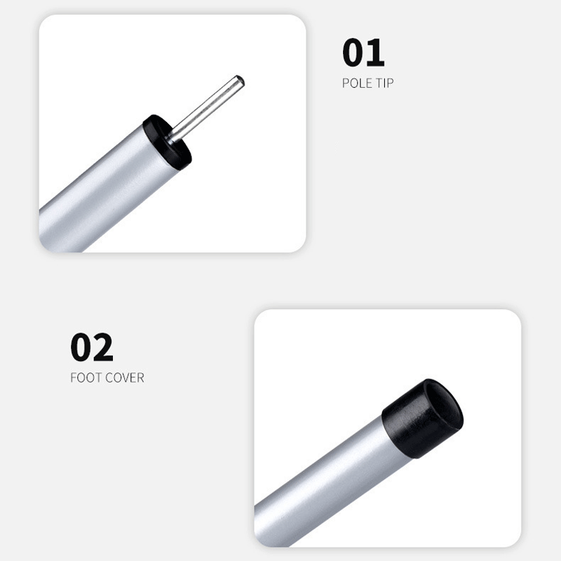 Bộ 2 sào chống tăng dài 2m4 Naturehike NH19PJ042